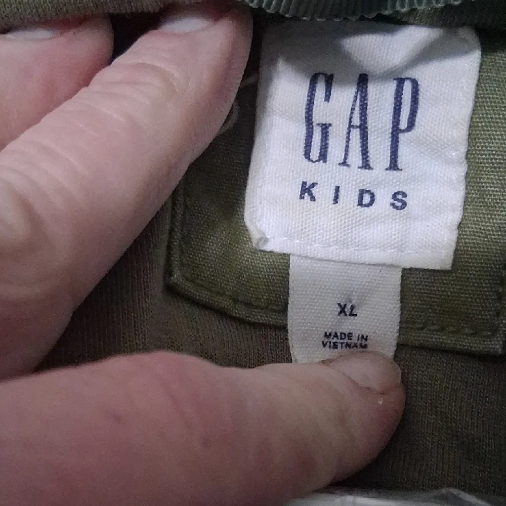 GAP Kids Floral Medium-weight- Olive Green XL